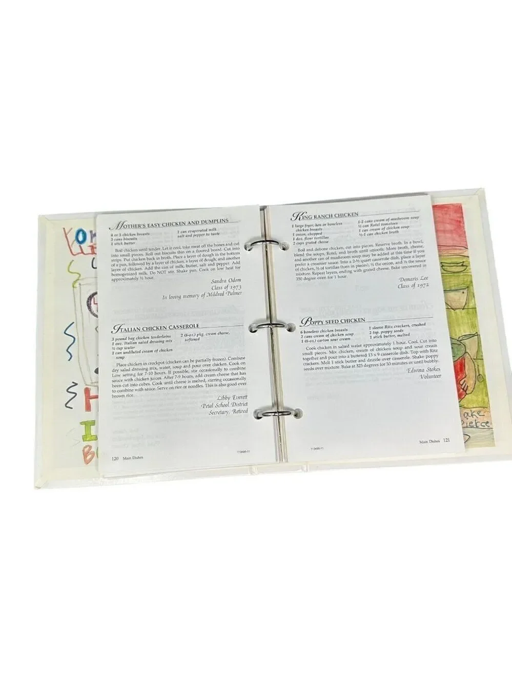 Once Upon A Timeless Recipe Cookbook Petal Education Foundation Ring Binder